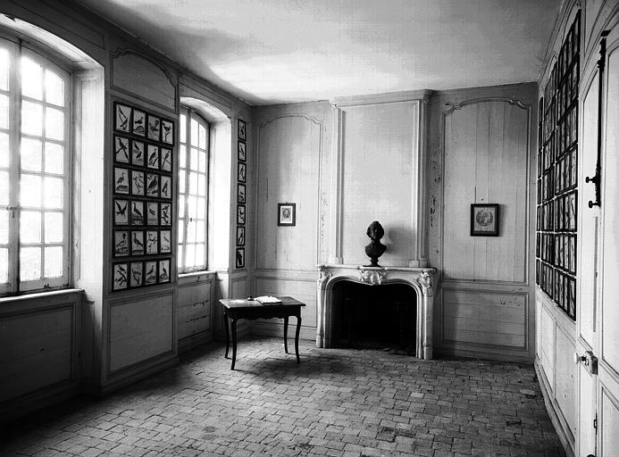 Pavillon, cabinet de travail de Buffon : intérieur