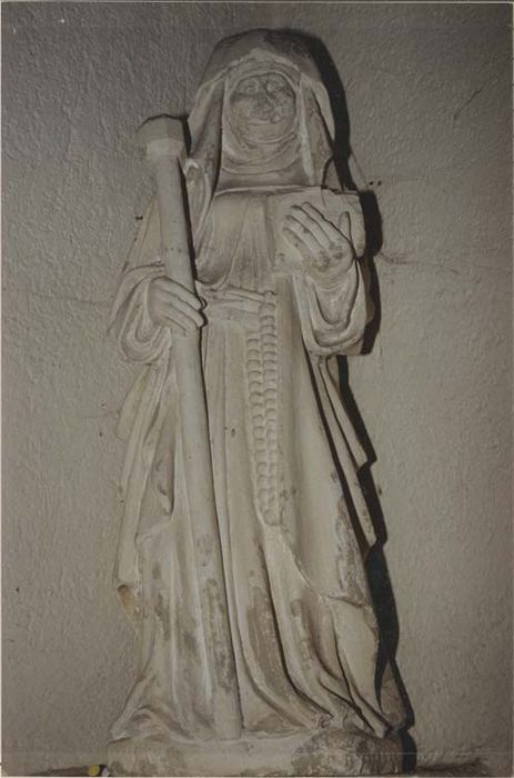 statue : Sainte abbesse