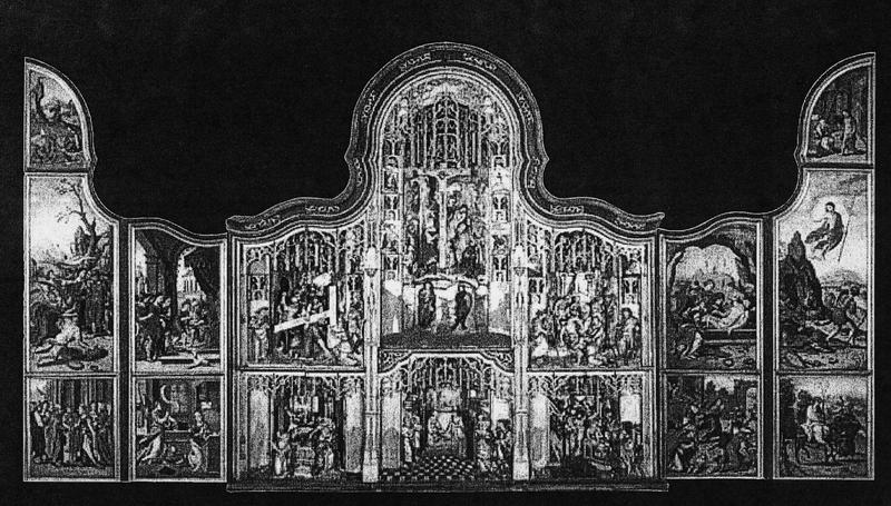 retable dit de Philippe de Gueldre, vue générale