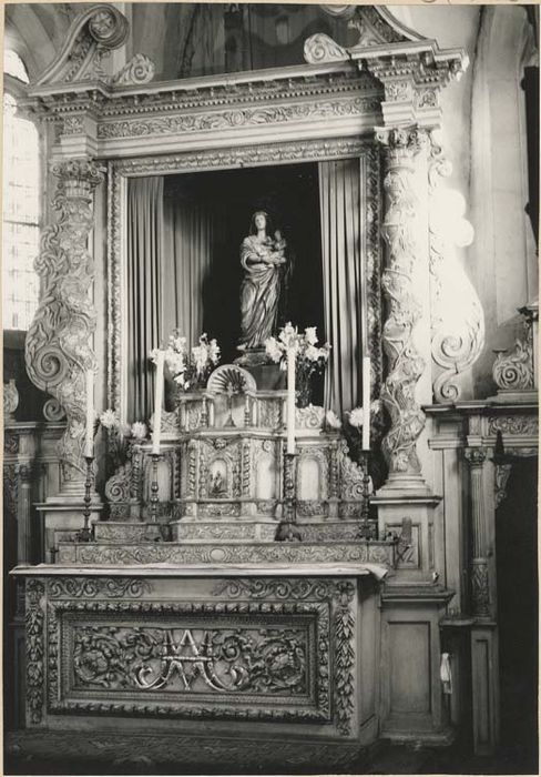 autel, retable, tabernacle (maître-autel)