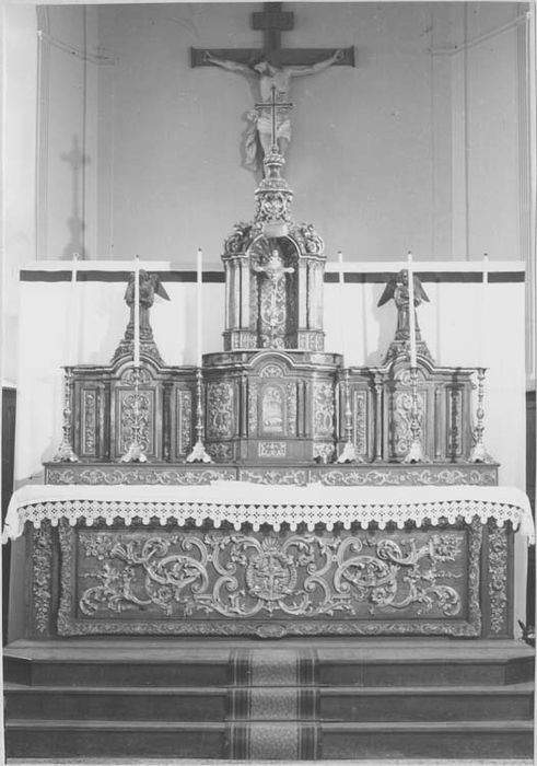 autel, tabernacle, exposition (maître-autel)