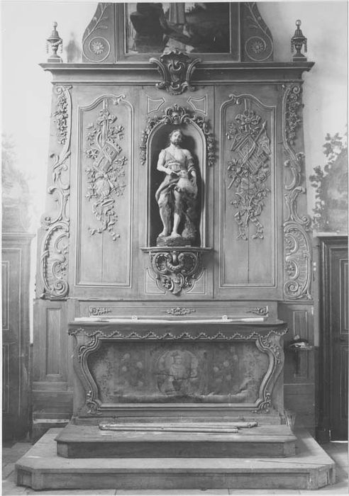 autel, retable de saint Jean-Baptiste, tableau