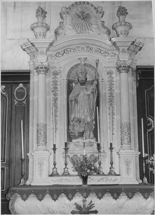 retable, statue : Saint Nicolas