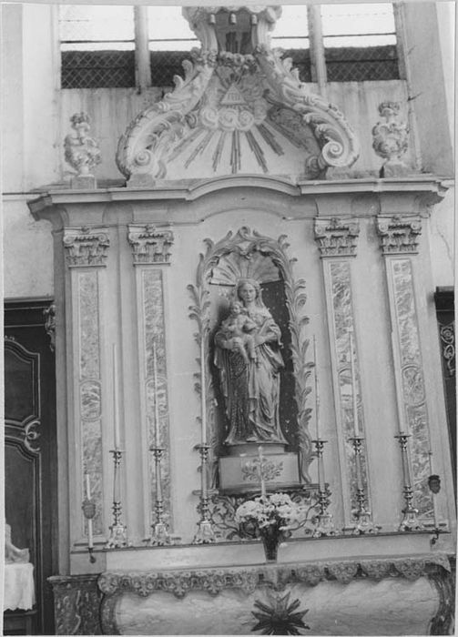 retable, statue : Vierge