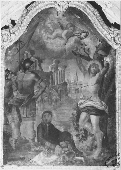 tableau, cadre : Saint Sébastien