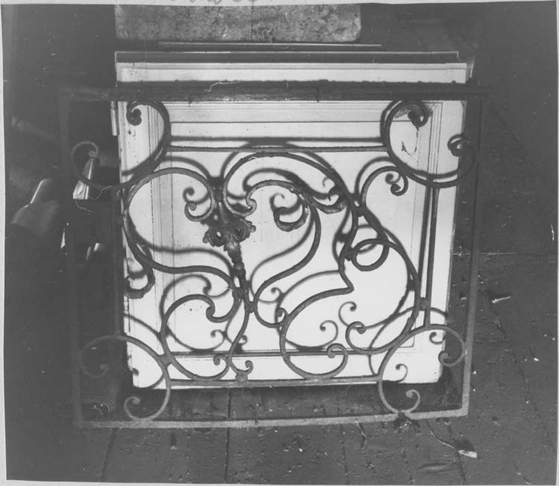 clôture de choeur (grille de communion), détail