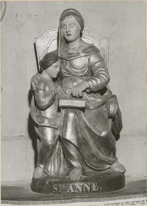 groupe sculpté : Sainte Anne et la Vierge