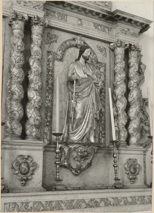 autel retable de saint Joseph, vue partielle