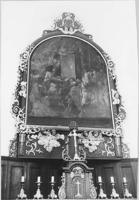 retable, tableau : Communion des apôtres
