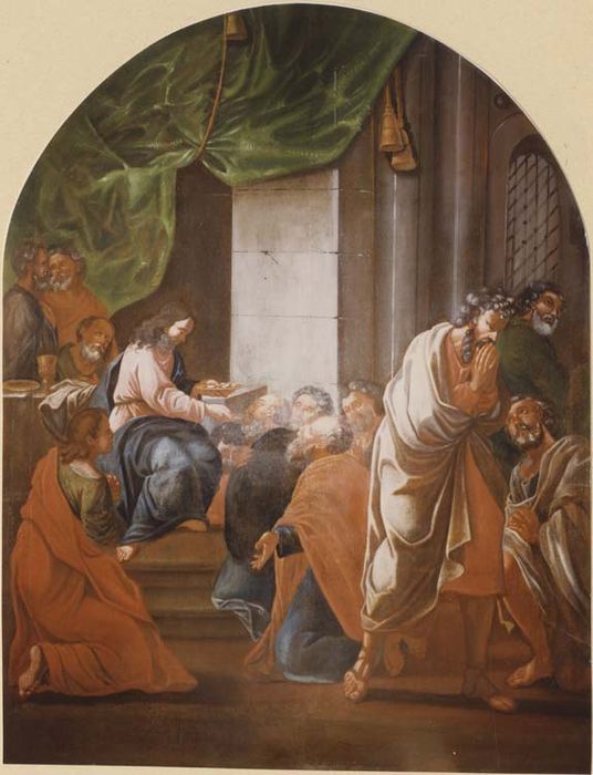 tableau : Communion des apôtres