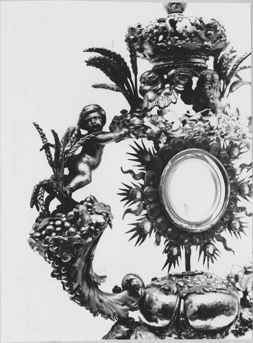 ostensoir, détail