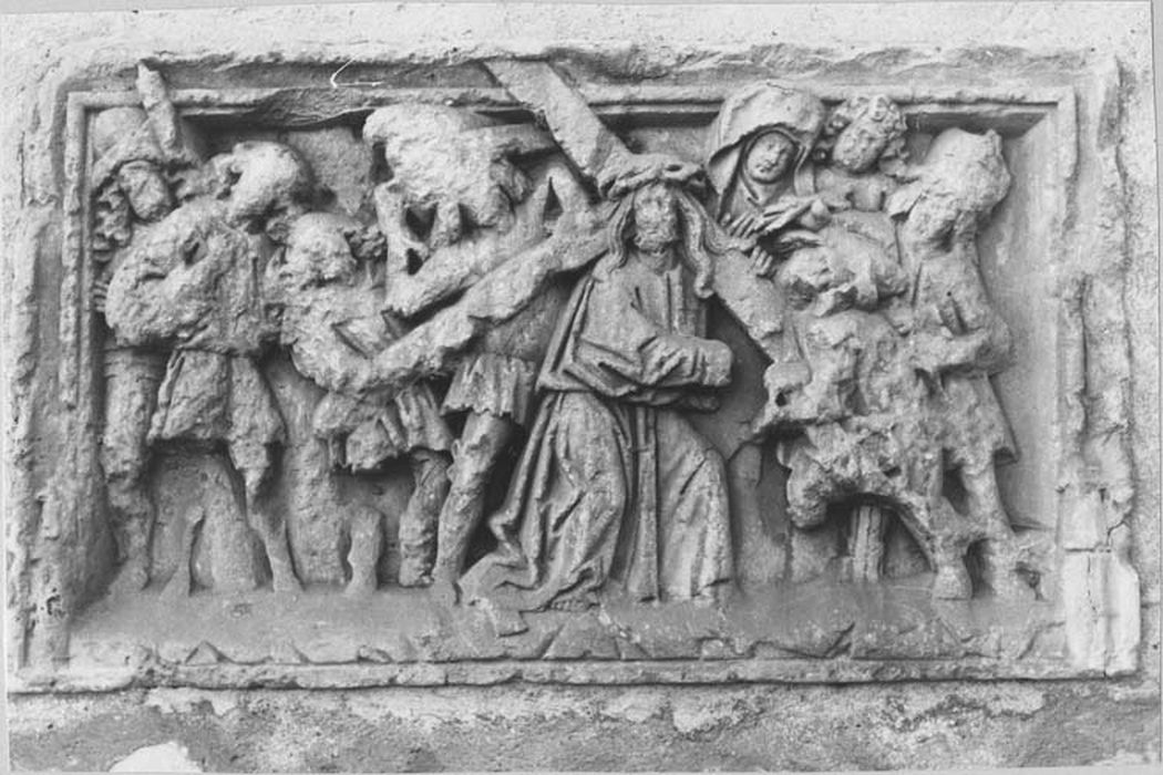 Bas-relief : la Montée au Calvaire