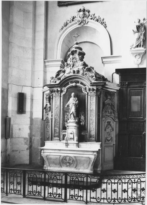 autel, retable du Sacré-Coeur (autel secondaire)