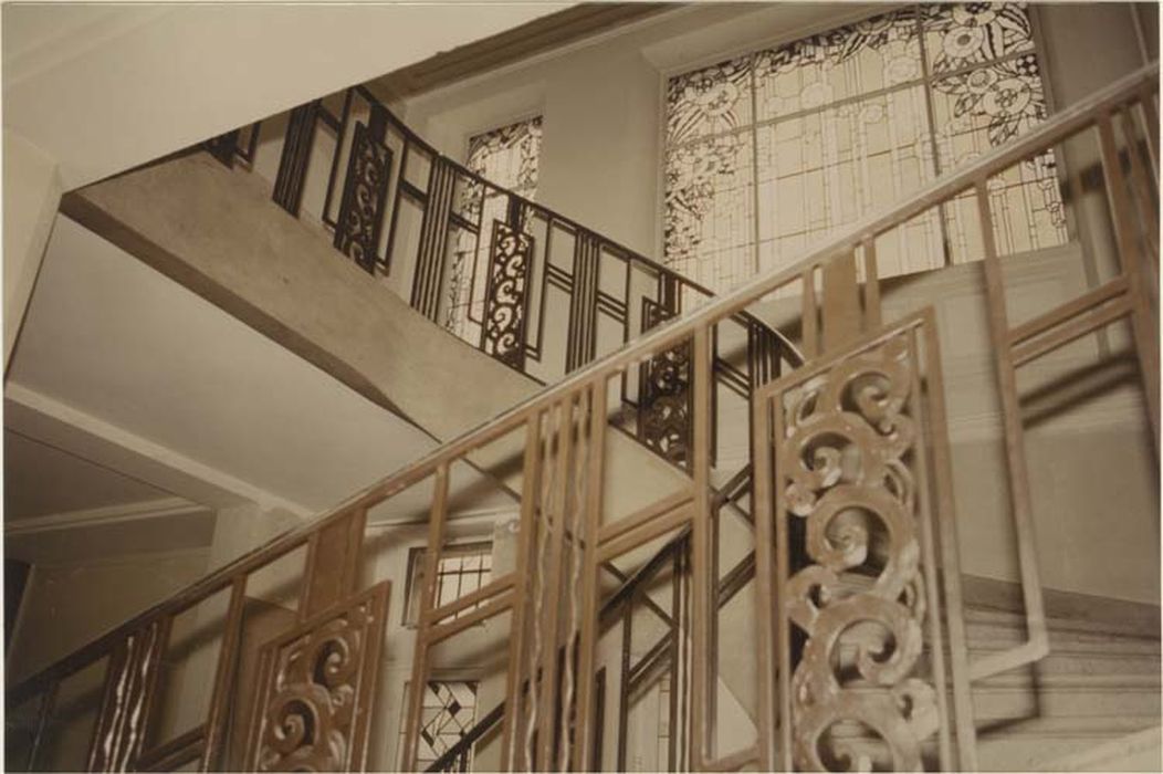 Villa Bonnabel : Escalier, vue partielle