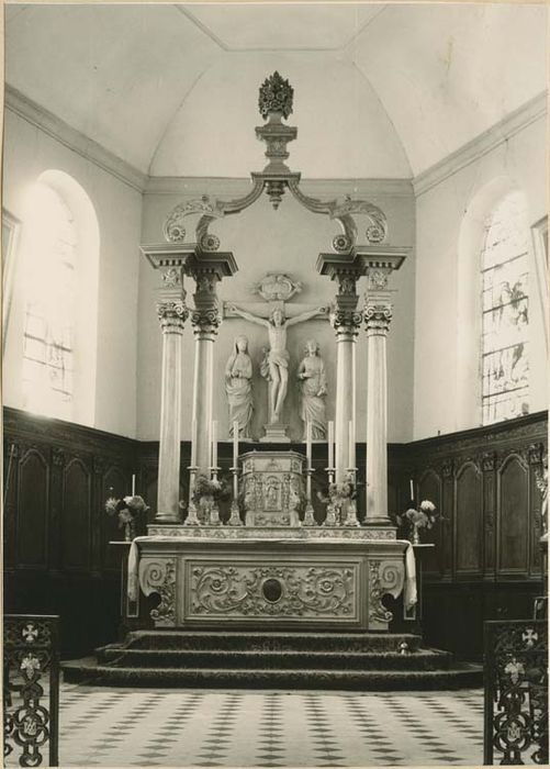 autel, tabernacle, baldaquin (maître-autel)