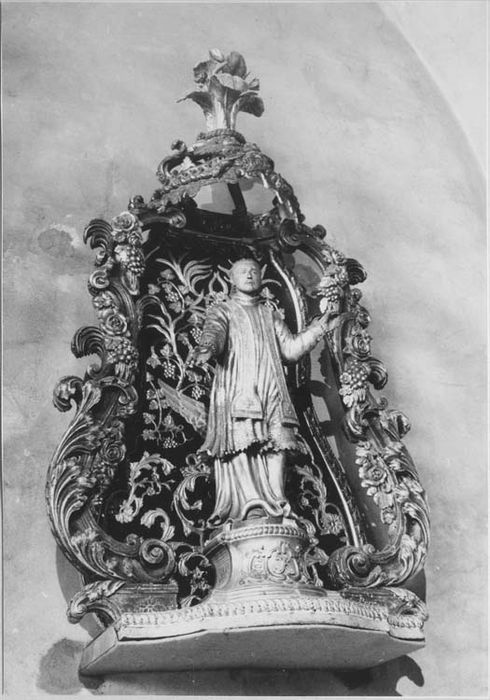 Statue, dais de procession (baldaquin) : Saint François-Xavier