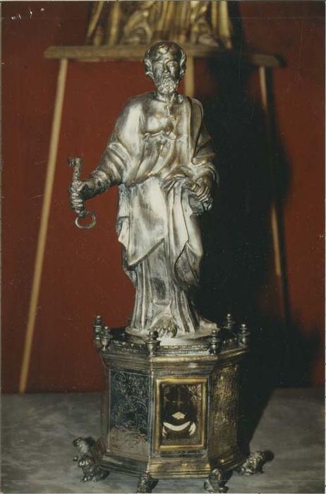 Statuette-reliquaire : Saint Pierre