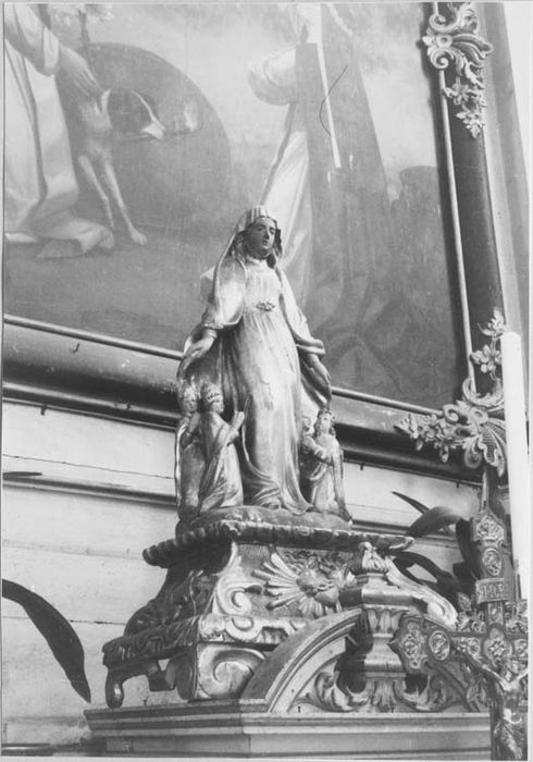 groupe sculpté : Vierge de Miséricorde