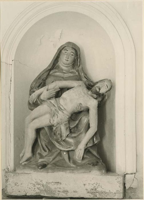 groupe sculpté : Vierge de Pitié
