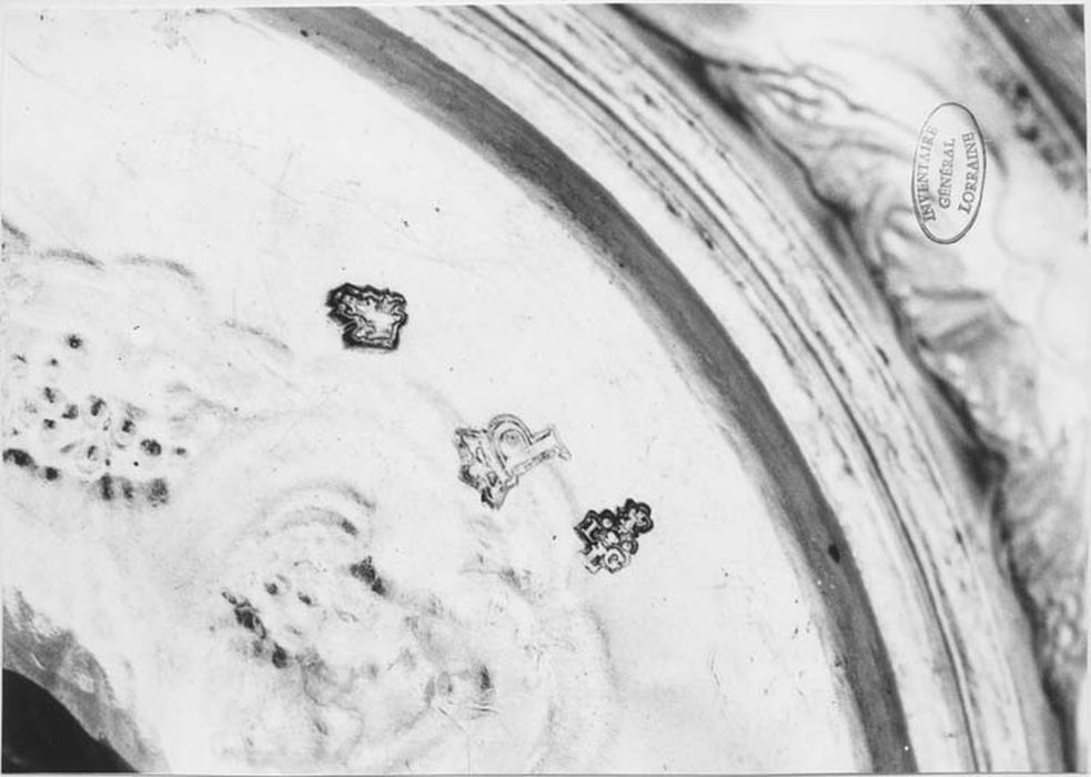 calice, détail des poinçons