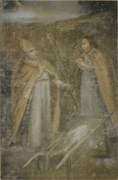 tableau : Saint Gérard évêque de Toul, détail