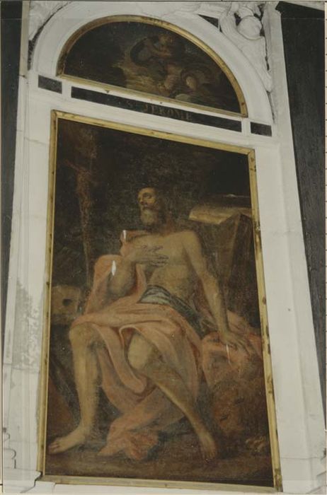 tableau : Saint Jérôme, docteur de l'Eglise, ermite, doutant