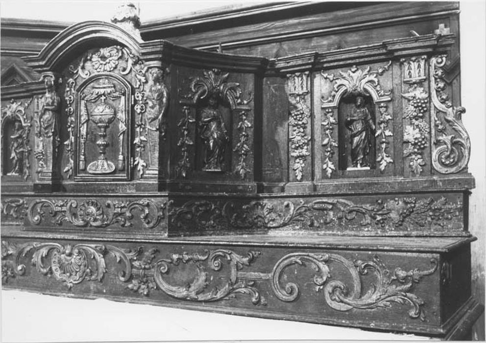 tabernacle du maître-autel, vue partielle