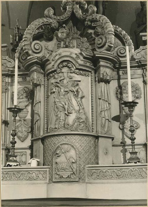 tabernacle du maître-autel, vue partielle