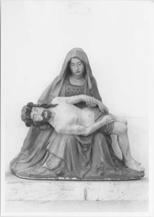 groupe sculpté : Vierge de Pitié