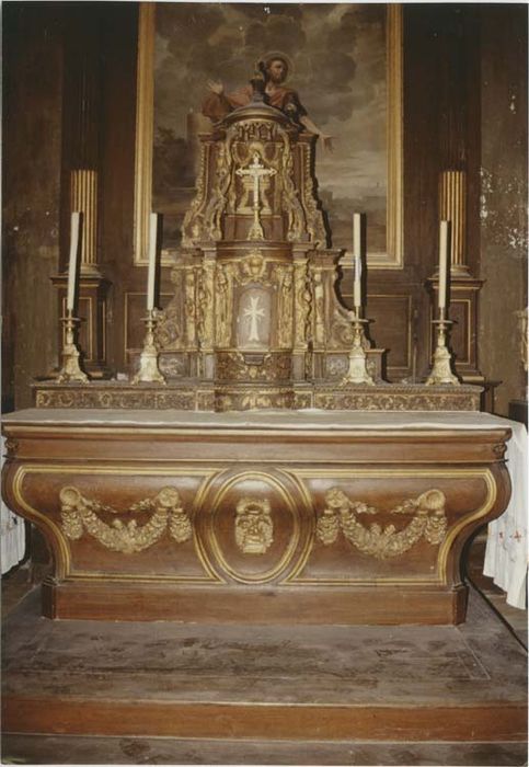 maître-autel, gradin, tabernacle et exposition