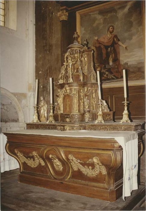maître-autel, gradin, tabernacle et exposition
