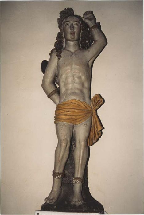 statue : saint Sébastien (petite nature)