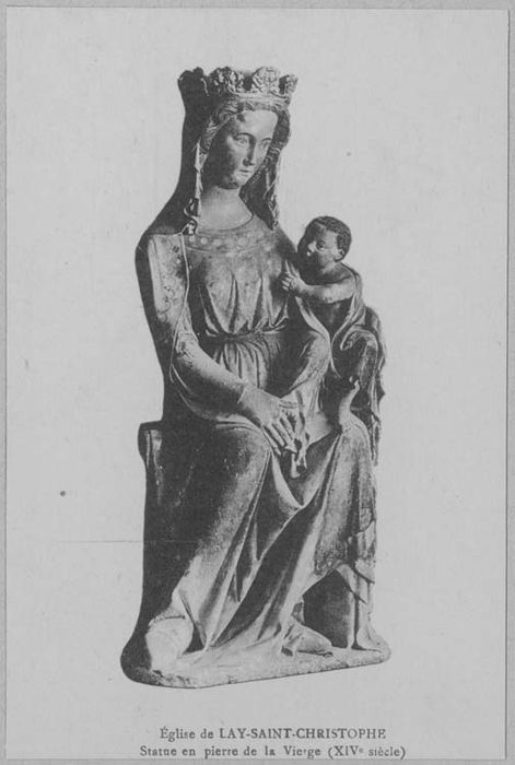 statue : Vierge à l'Enfant