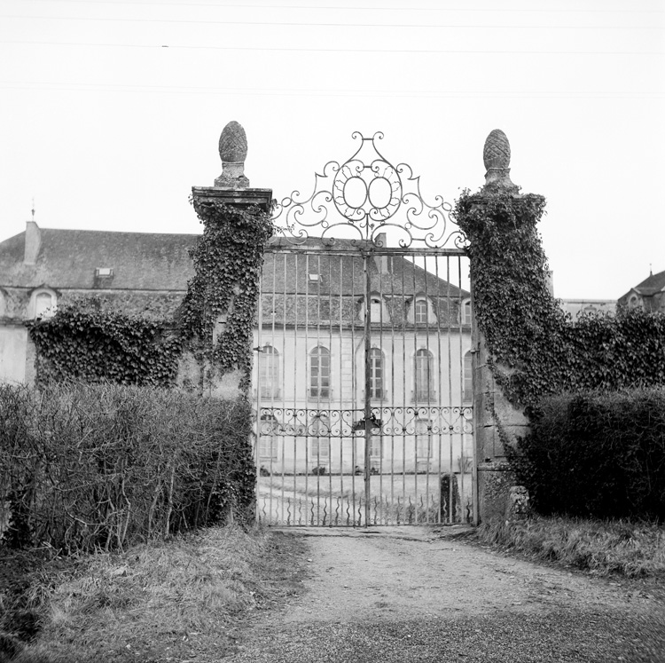 Grille ouvrante et fronton