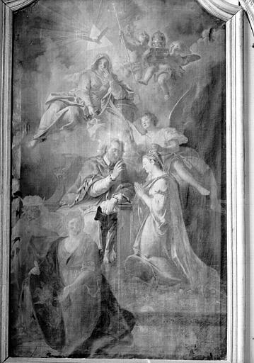 Peinture sur toile : Légende de saint Jean Népomucène, donnée en 1730 par Stanislas Leczinsky