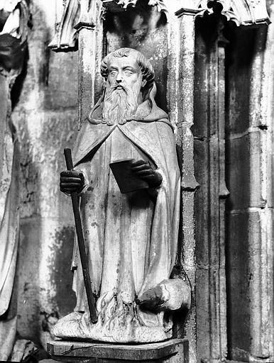 Statue en pierre : saint Antoine ermite - © Ministère de la Culture (France), Médiathèque du patrimoine et de la photographie, diffusion GrandPalaisRmn Photo