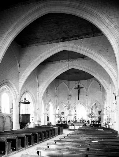 Nef et choeur, vers le nord-est