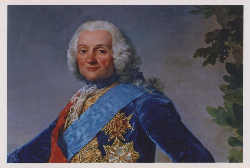 tableau et son cadre : François de Chevert, lieutenant-général des armées du roi, vue générale