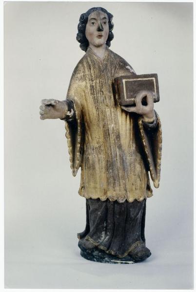 statue : saint Clair, vue générale