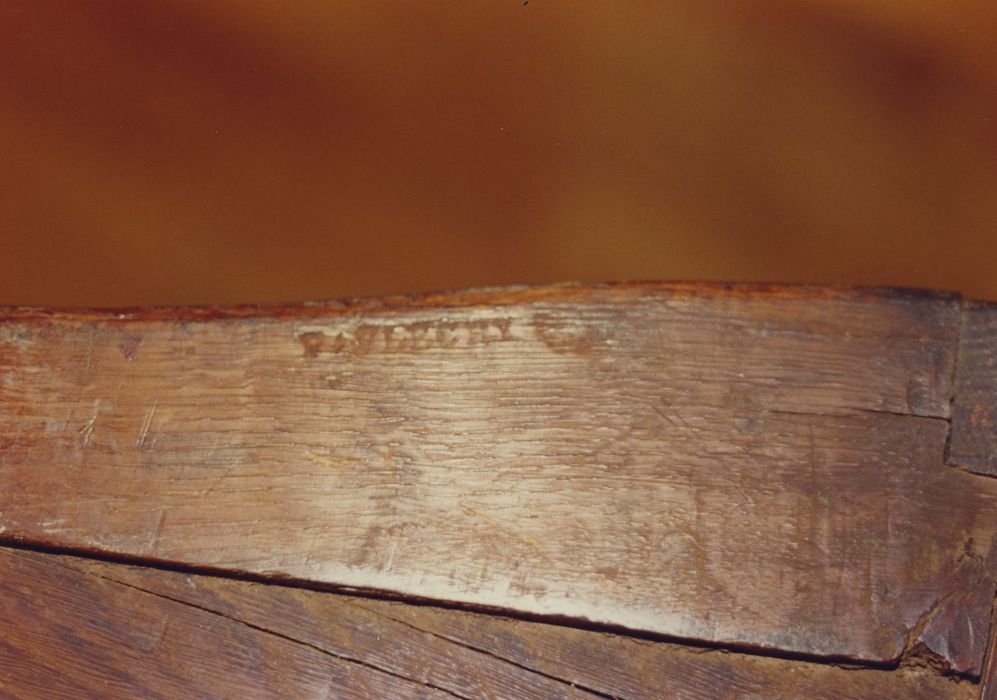 demi-commode, détail 