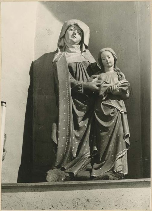 groupe sculpté : Sainte Anne et la Vierge