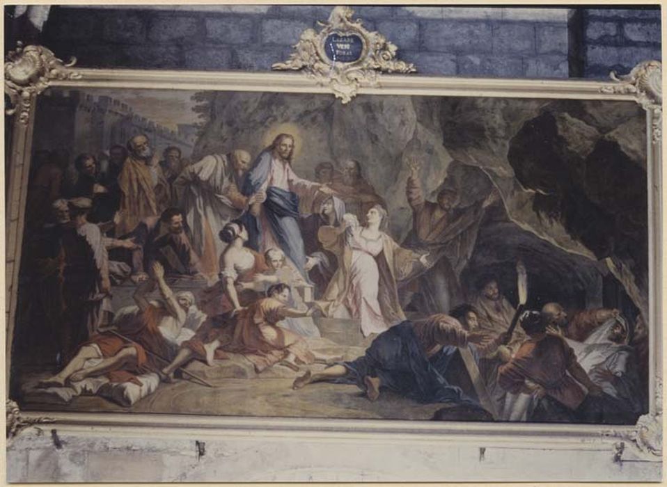 tableau : la Résurrection de Lazare, cadre - © Ministère de la Culture (France), Médiathèque du patrimoine et de la photographie, diffusion RMN-GP