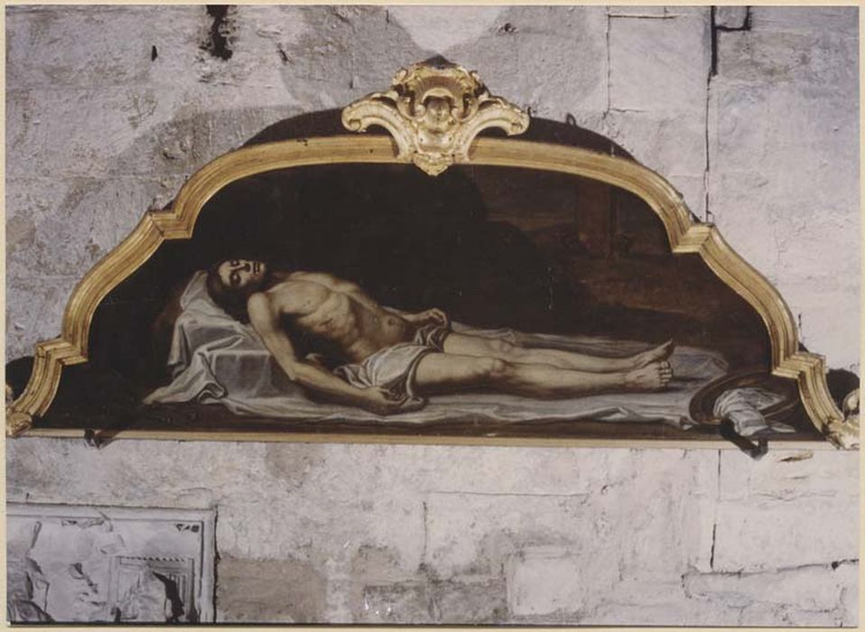 tableau : le Christ mort, cadre - © Ministère de la Culture (France), Médiathèque du patrimoine et de la photographie, diffusion RMN-GP