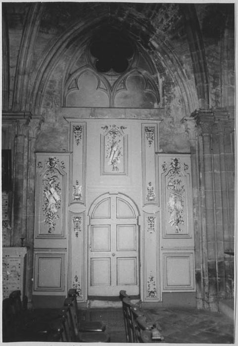 lambris du transept nord