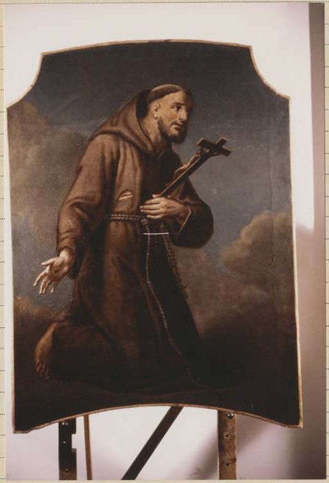 tableau : Saint François d'Assise, cadre