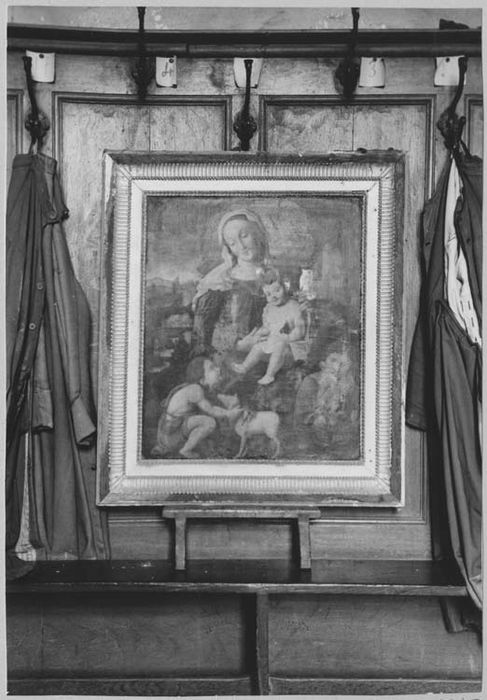 tableau : Vierge à l'Enfant, saint Jean-Baptiste et saint Etienne