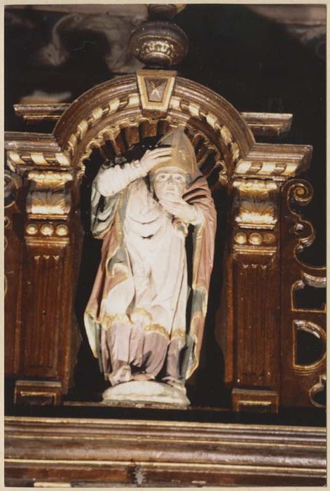 autel, retable, statue : Saint Denis (maître-autel)