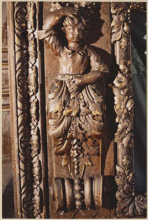 autel, retable, statue : Saint Denis (maître-autel)