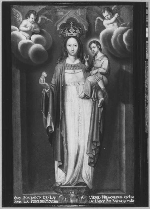 tableau : Vierge à l'Enfant dite de la porte des Moulins