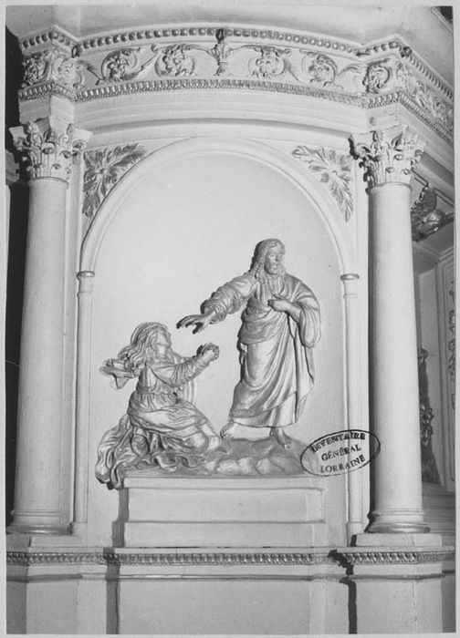 autel, retable, tabernacle, tableau : l'Immaculée Conception